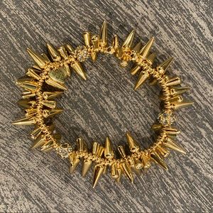 Stella & Dot gold spike bracelet